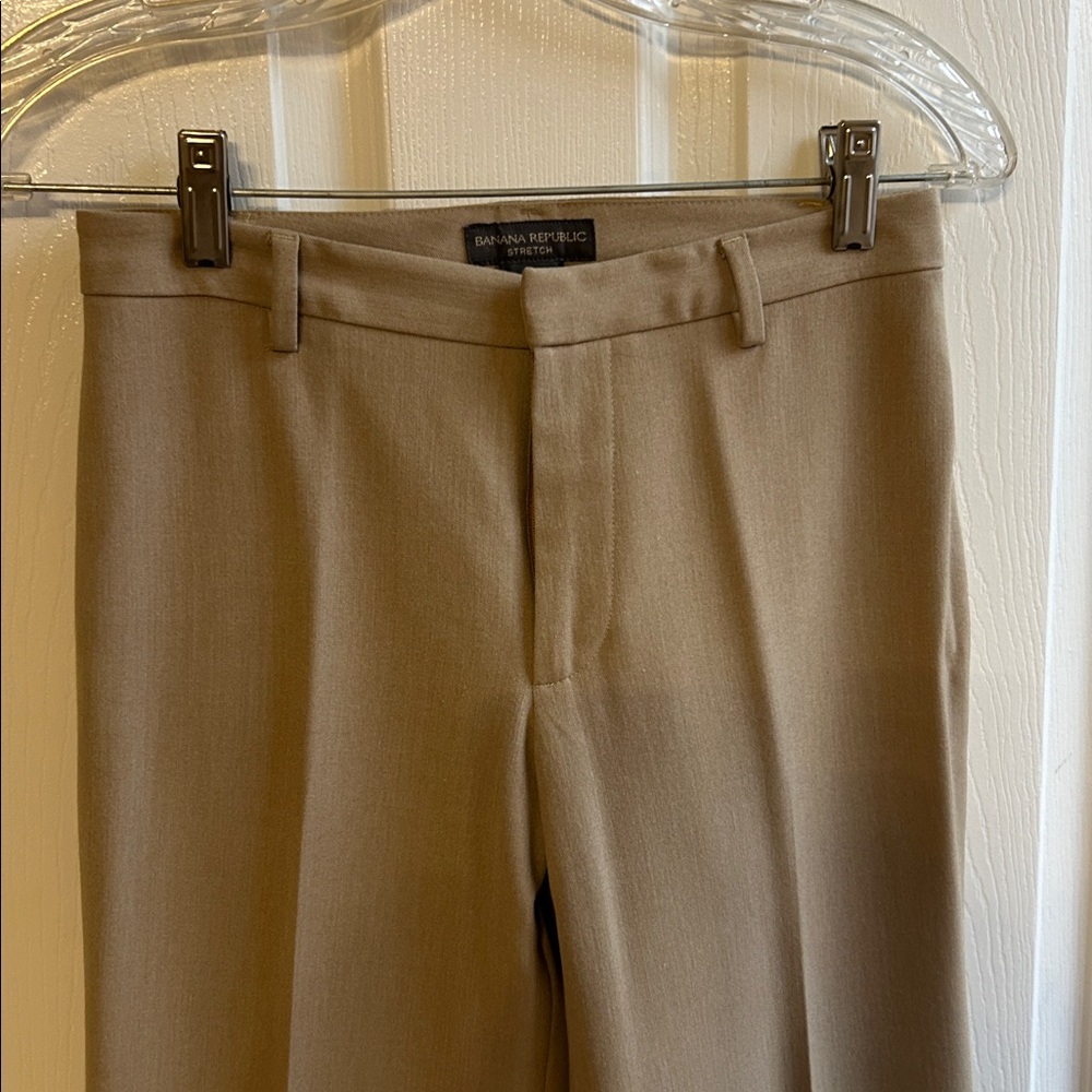 Banana Republic Beige Stretch Trousers